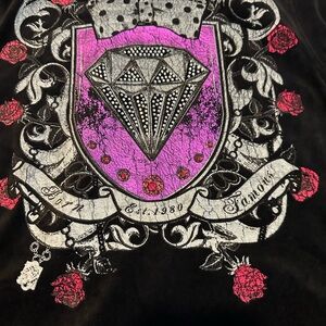 Almost Famous Black and Purple Graphic Hoodie!